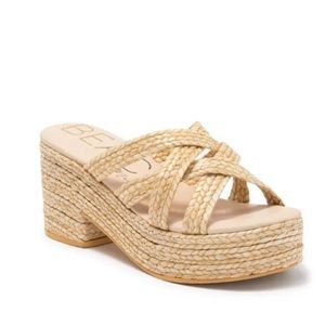 Coconut by Matisse Raffia Platform Sandals